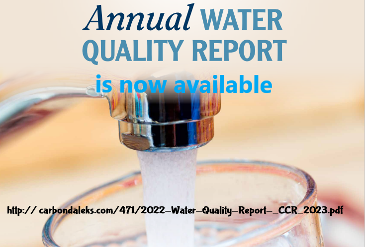 Water Quality Report Available